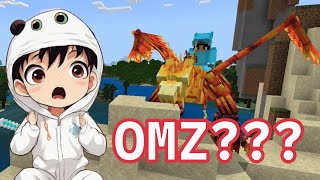 I FOUGHT OMZ AND KILLED DRAGONS ON MINECRAFT | Nyeong's Playtime