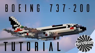 Minecraft Boeing 737-200 Tutorial [1.5:1 Scale]