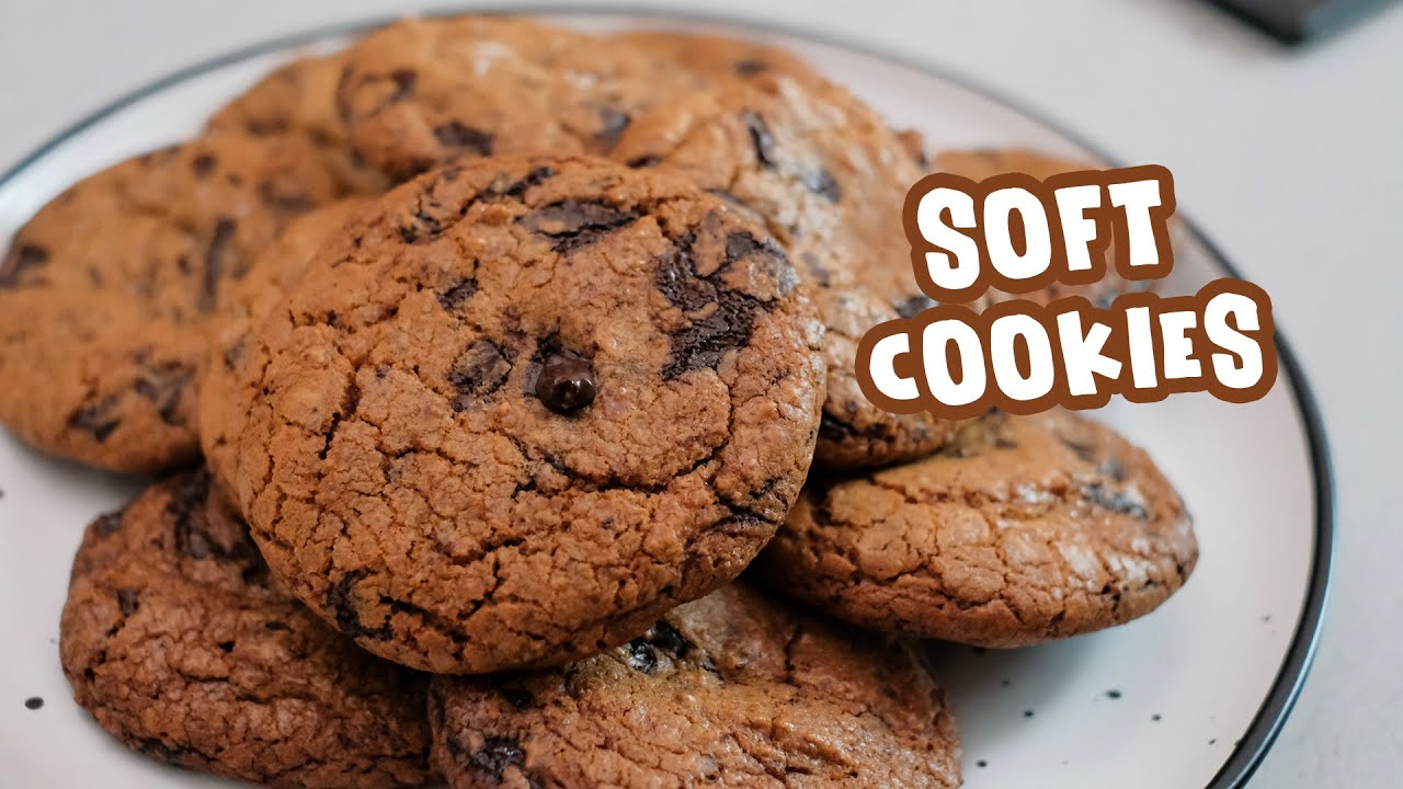 Resep Soft Chocolate Chip Cookies [ Crispy Dan Chewy ] - YouTube