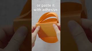 How to make handmade Halloween decorations from paper #shorts #walldecoration #Jack-o-lantern