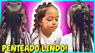 😍🤩 LINDO PENTEADO INFANTIL COM ELÁSTICOS OU LIGUINHA