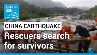 China earthquake: Rescuers search for survivors after dozens killed • FRANCE 24 English