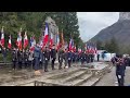 Marseillaise lors du 79e anniversaire des combats du plateau des Glières par le 27e BCA à Morette