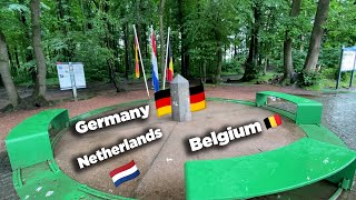 3 Countries 1 Point | Germany + Netherlands + Belgium | Dreiländereck - in Aachen | Tri Border Area