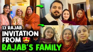 1st Vlog with Rajab's Family Home 😍 | 13 Rajab ki Dawat | #rajabfamily #rajabvlog #firstvlog