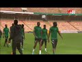 Super Eagles final training session, VAR installed & Black Stars at Abuja Stadium