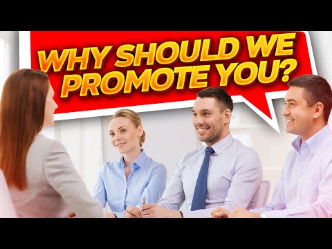 How do you answer why do you want this promotion?