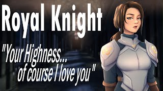 Your Royal Knight Secretly Loves You [ASMR Roleplay] [Forbidden Love] [Confession] [Royal Listener]