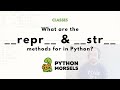Python's __repr__ and __str__