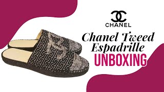 Chanel Classics Unboxing | Chanel Tweed Espadrilles