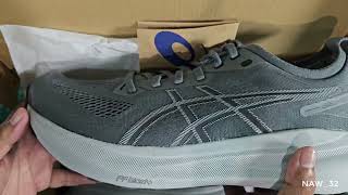 Unboxing and Review Asics Men's Gel Kayano 31 Steel Grey For Walk