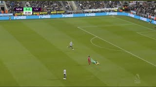 Nick Pope red card vs Liverpool | Newcastle vs Liverpool | 0-2 |