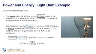 Building Science Education - 1-2 - Measuring Power and Energy