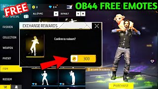 Ob 44 Update Free Emotes🥳🤯 | Free Fire New Event | Ff New Event | Ff New Event Today