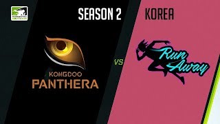 Team KongDoo Panthera vs RunAway (Part 2) | OWC 2018 Season 2: Korea