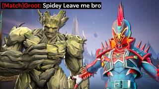 Ragebait Spider-man Rage Groot Pull Off Map