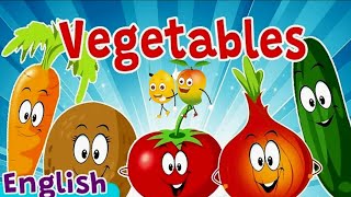 Kids vocabulary - NEW Fruits & Vegetables - Learn English for kids - Vegetable & Fruits English Name