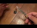 how to pick open a small padlock...with a knife