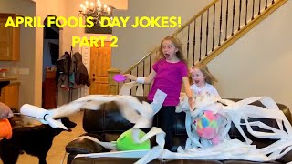 Sneaky April Fools Day Jokes on Dad! Funny! Part 2