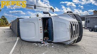 Super Heavy Container Roll Over at the Ports