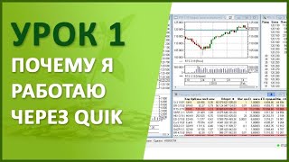 Урок №1. Почему я работаю через QUIK? Преимущества программы