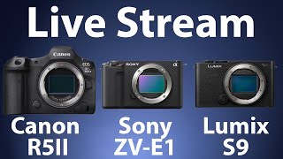 Live Streaming With 3 Cameras- ZV-E1, Lumix S9 and Canonn R5II