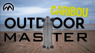 Outdoor Master Caribou Electric Skateboard | Unique Features \u0026 Surfer Vibes