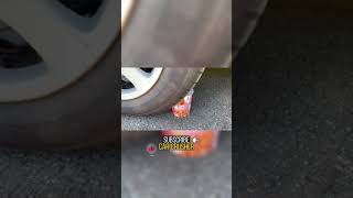 Crushing Crunchy & Soft Things by Car! EXPERIMENT: Car vs Coca Cola, Fanta, Mirinda Balloons 6