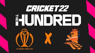 LIVE | CRICKET 22 (PS5) | THE HUNDRED WORLD CUP! #5 (FINALS)
