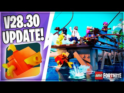 *NEW* First LEGENDARY Items in Lego Fortnite! (v28.30 Update)
