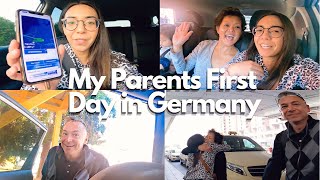 My Parents came to visit me in Germany [First day in Germany VLOG] Picking them up from the airport!