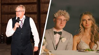 EMOTIONAL WEDDING SPEECHES FROM BRIDE AND GROOMS FAMILY!