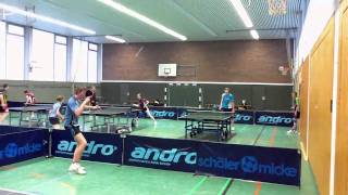 iPad 2 Show-Tischtennis HD SPORT Videotest: Markus Grothe vs. Erik Rosenberg