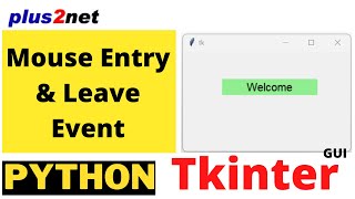 Mouse entry and leave event on Tkiner Label to update attributes by using config