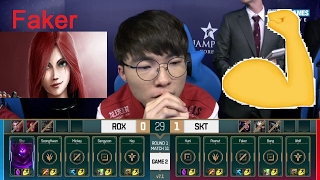 Faker insane katarina in LCK!!! TOO EASY FOR HIM