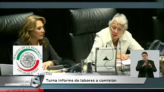 Turna informe de labores del INAI a Comisión