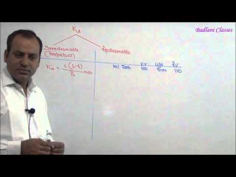 Cost of Capital - Lecture 1