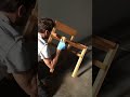 finishing oak chair with linseed oil and hardwax woodworking woodworker diy furnituremaking oak