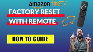 HOW TO FACTORY RESET FIRESTICK WITH JUST THE REMOTE NO SETTINGS !