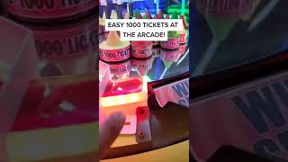 How to Win 1000 Tickets at the Arcade #shorts