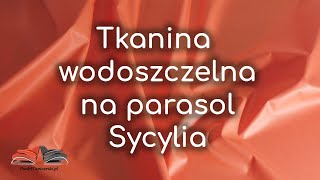 Tkanina wodoszczelna na parasol Sycylia - mocna i lekka - test tkanin 26