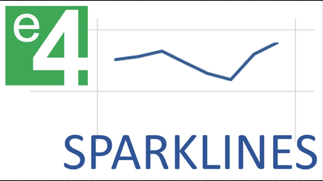 Excel4 Sparklines Youtube