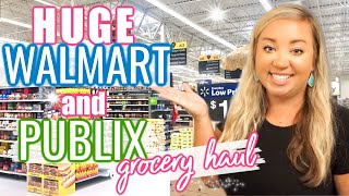 HUGE WALMART \u0026 PUBLIX GROCERY HAUL | FOOD FOR A WEEK AT THE BEACH | SHOP #WITHME | JESSICA O'DONOHUE