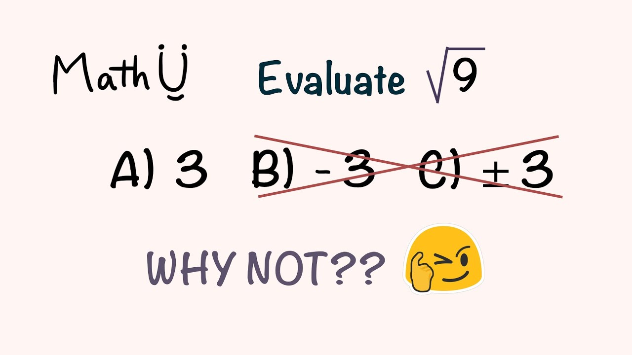 The Plus And Minus Of Square Roots - YouTube