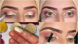 Husband ki Death k Bad First ||Eye Makeup tutorial||Simple Glittery Makeup||Amar