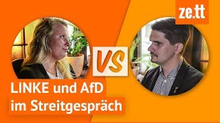 Streitgespräch zwischen AfD und Linke: „Es ist okay, auf die politische Korrektheit zu scheißen“