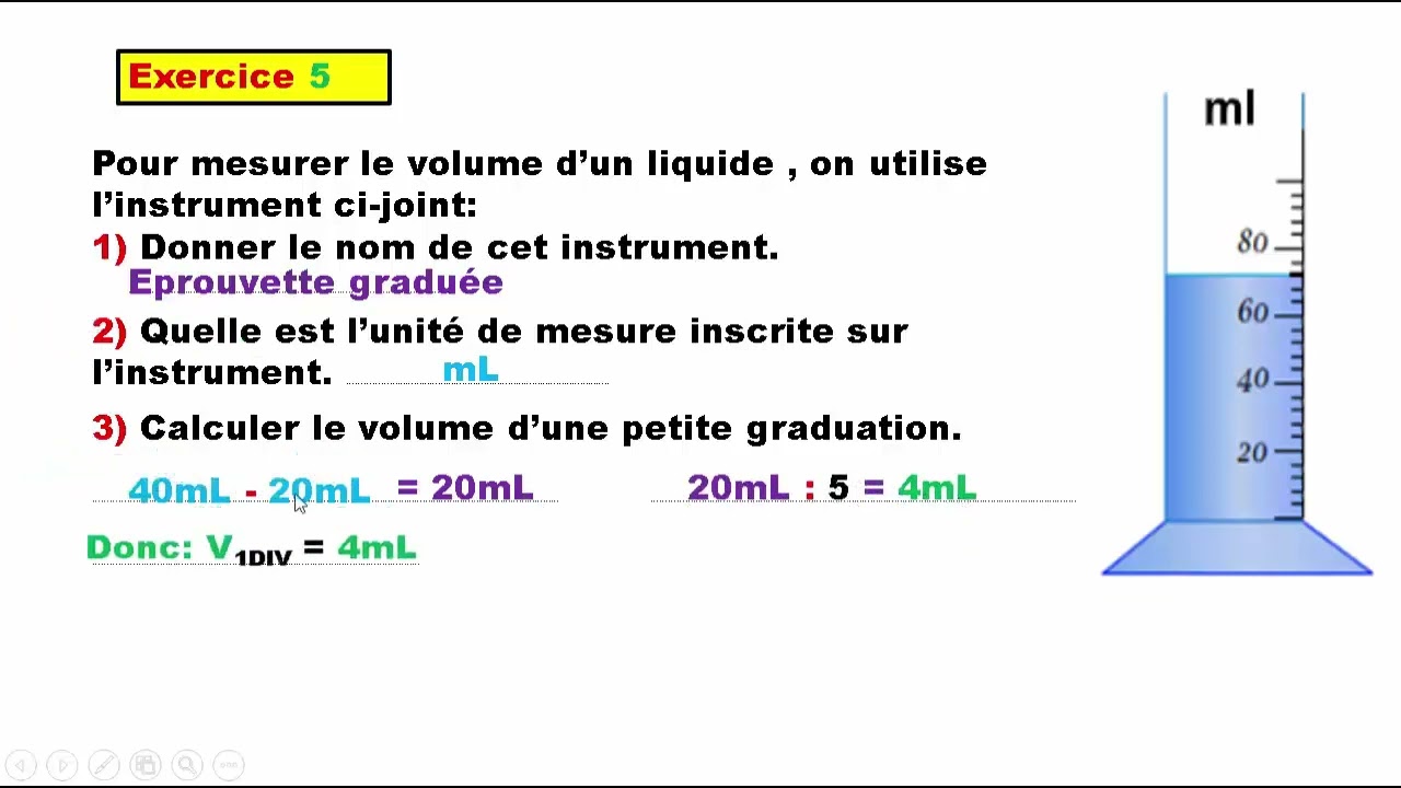Exercice 5 Le Volume Et La Masse 1apic Youtube Exercice 5 Le Volume Et La Masse 1apic Youtube