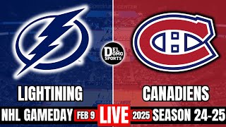 Tampa Bay Lightning vs Montreal Canadiens 🏒 NHL Game Score - Feb 9, 2025