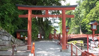 Shinkyo Bridge of Futarasan Shrine in Nikko Japan