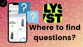 Where to find the frequently asked questions in Lyst?